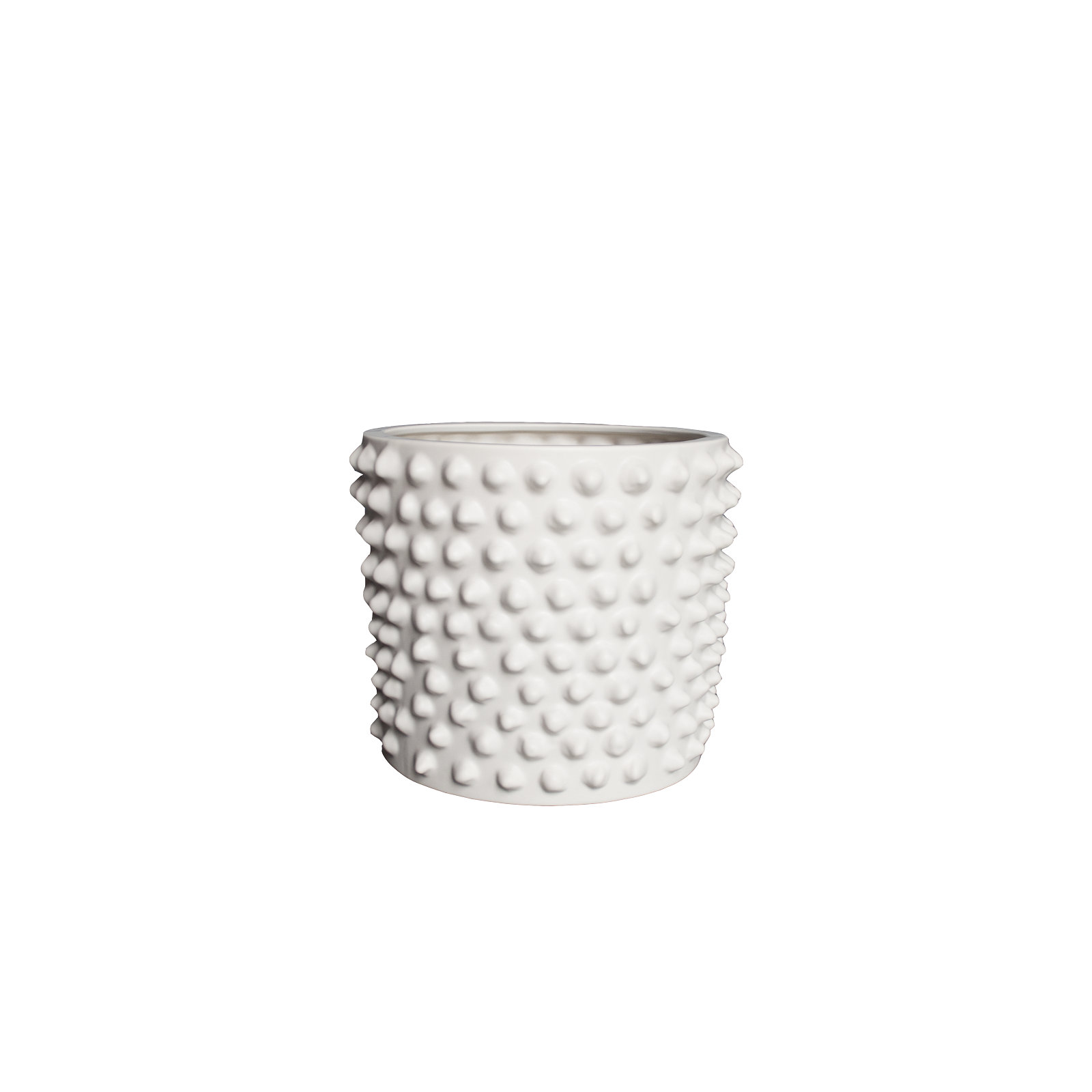 Cloudy Ceramic Pot Planter, 9.84" H x 11.81" W x 11.81" D, Gray Beige