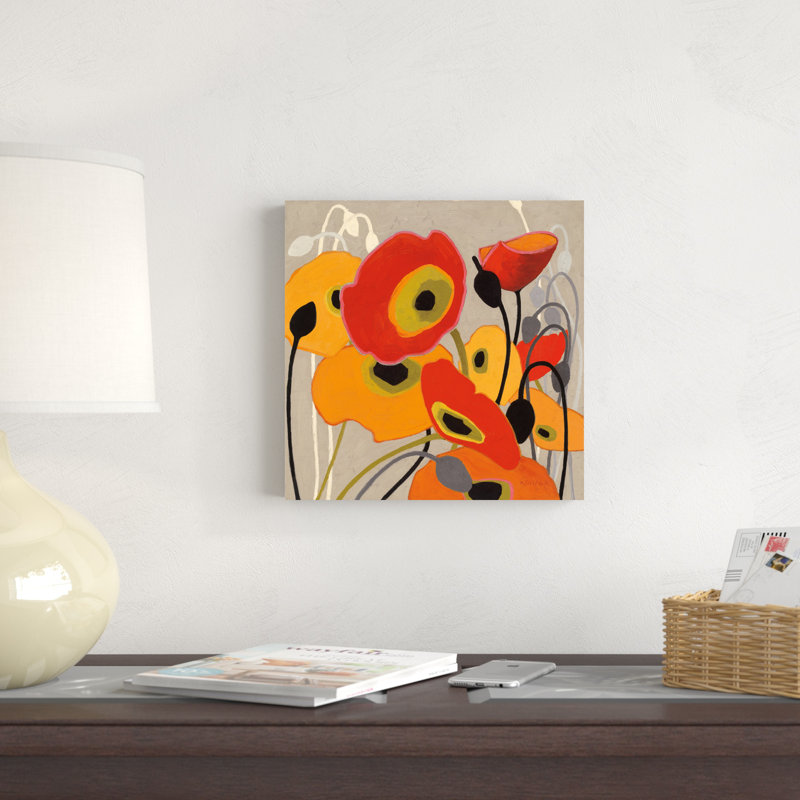 " Mango Tango I " by Shirley Novak Painting Print, 12" H x 12" W
