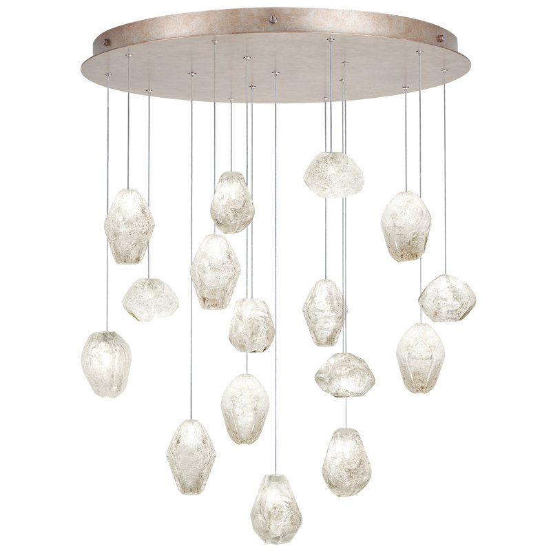Natural Inspirations 16 - Light Pendant, Silver, 4.75" H x 32" W x 32" D