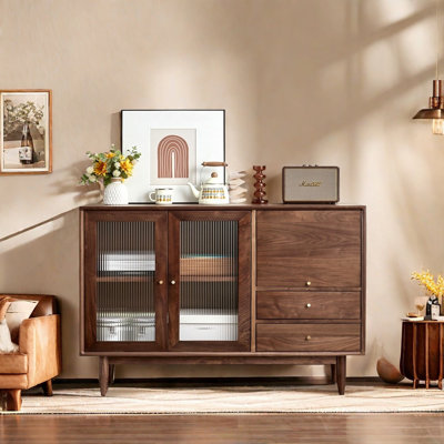 Buffet Simplicity avec portes en verre