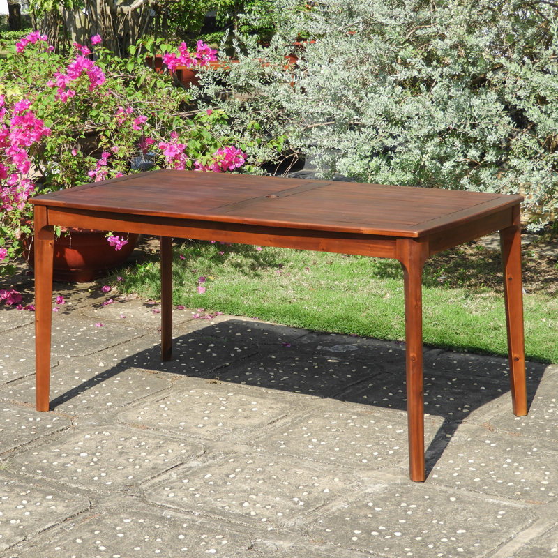Table de salle à manger en bois massif Fender