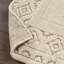 Tapis ivoire et taupe noué à la main Jaipur Living Imbar AHD02 -112552170