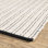 Ribbon Ivory/Black Handwoven Wool Rug