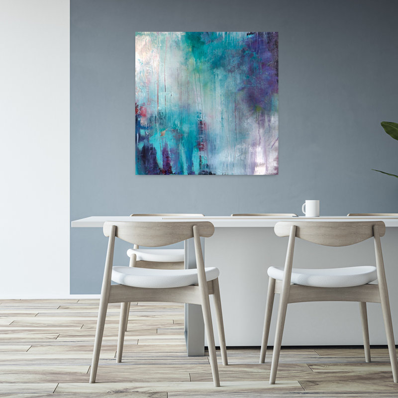 La beauté de l'inconnu, art contemporain abstrait, H 32 po x l 32 po