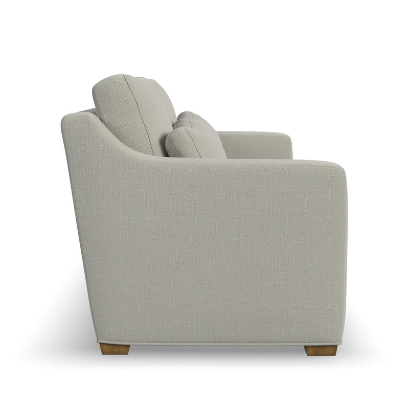 Emmit Two Seat Upholstered Sofa, Gray