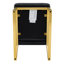 Ensemble de 4 chaises robustes: coussin de 2,1 po d'épaisseur, structure en fer, parfait pour la maison ou le bureau. Couleurs classiques, bon rapport qualité-prix-435824674-435824675