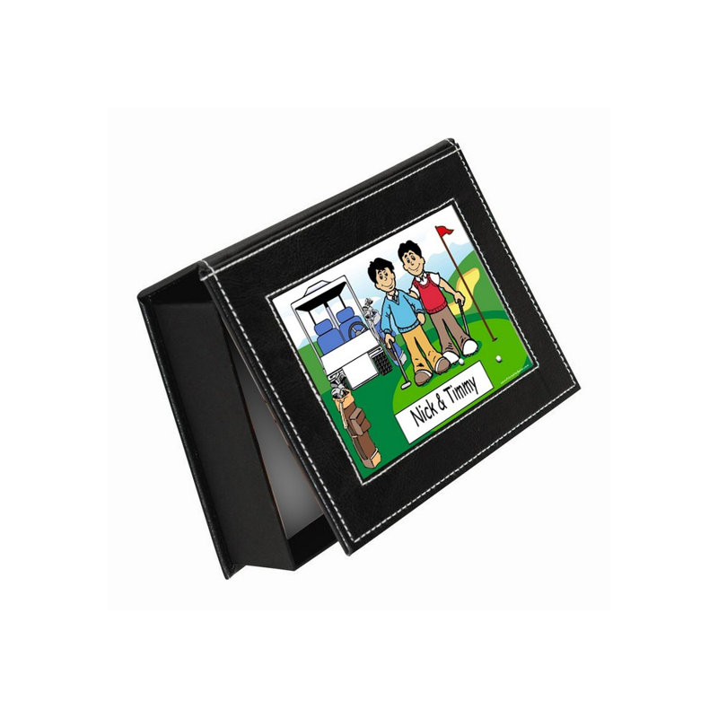 Faux Leather Memory Box