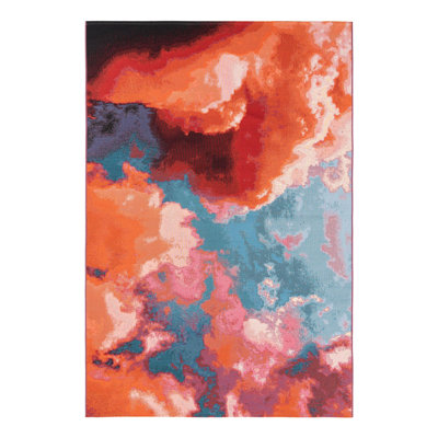 Keazia Abstract Indoor / Outdoor Rug