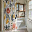 Old-School Flowers - Rideau de douche Premium-1401875319