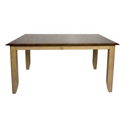 Huerfano Valley Extendable Solid Oak Dining Table by Loon Peak