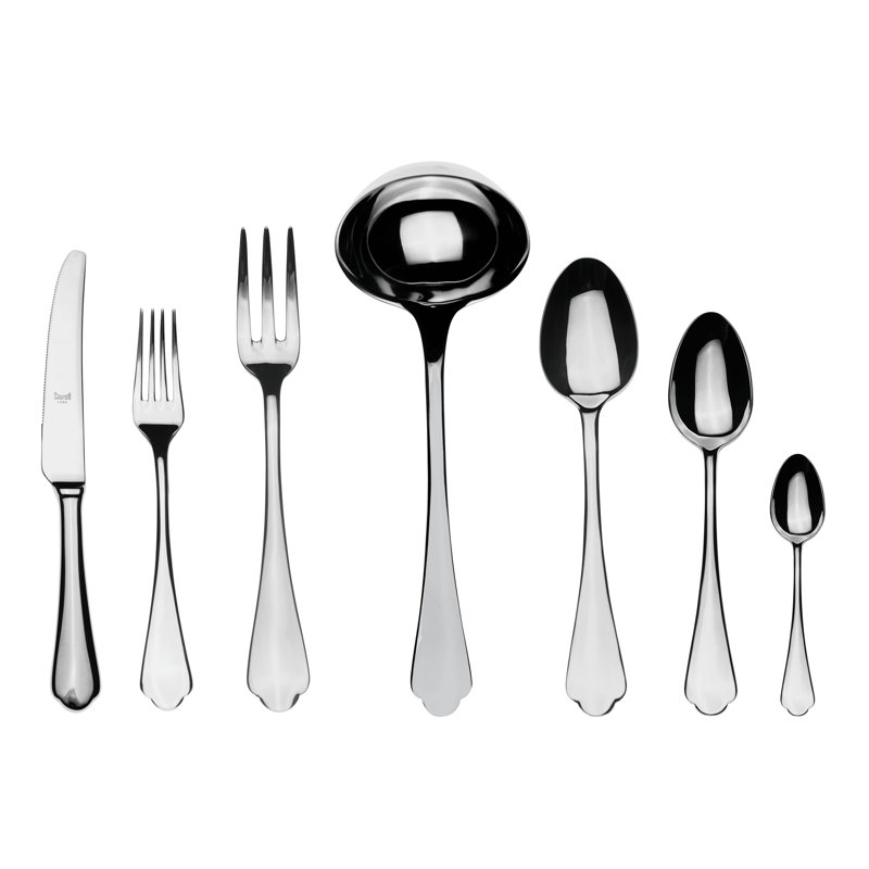 Ensemble de couverts Dolce Vita - 51 pièces - Acier inoxydable, Argent argent
