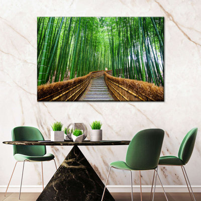 Arashiyama Bamboo Canvas Print
