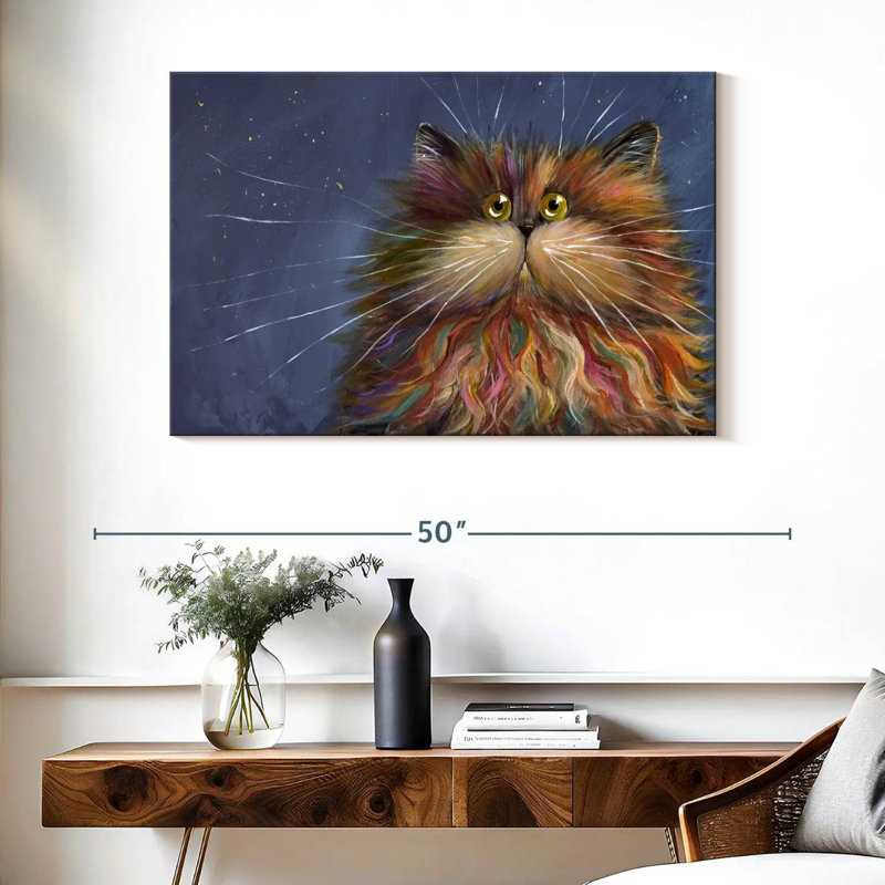 Pixie Kitty, 26" H x 39" W