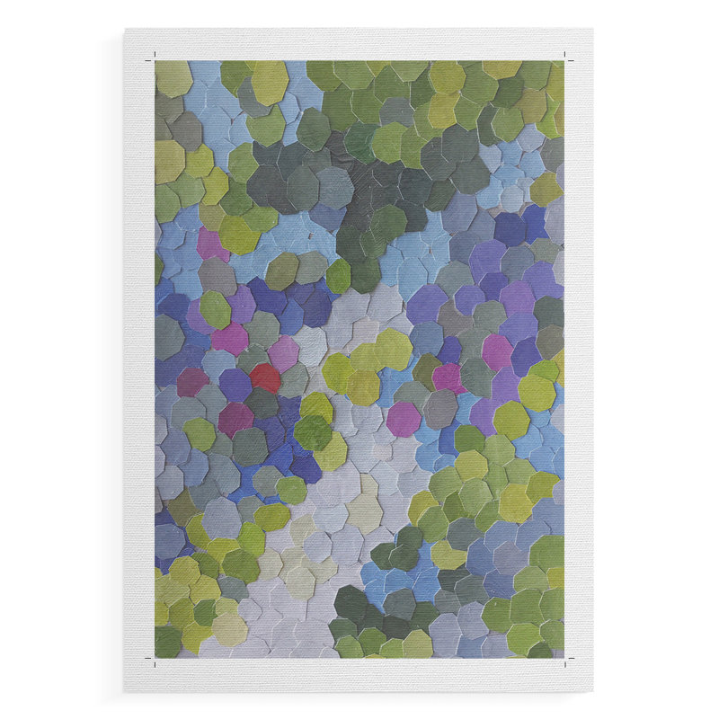 Une promenade dans les jardins de Selby - impression sur toile seulement - non encadrée, H 48 po x l 32 po