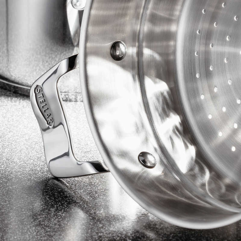 Stellar Steamers Stainless Steel Steamer Basket with 30cm Diameter
