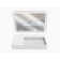 Juniper 36" Solid Surface Wall Mount Modern Minimalist Right Basin Bathroom Sink and LED Mirror Set