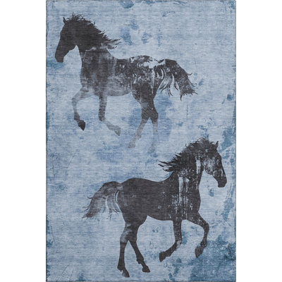 Premium Machine Washable Varroville AMF1717 Animal Rug