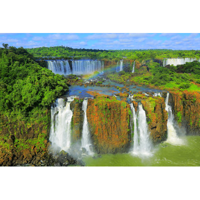 Iguacu Impressive 4 Falls by Agustavop - Wrapped Canvas Print