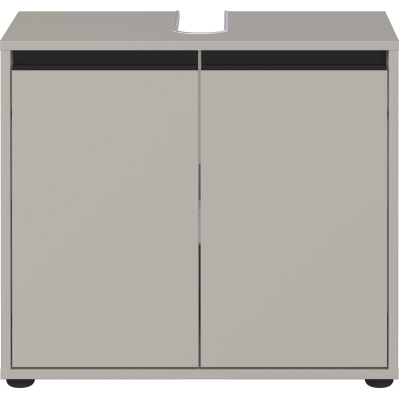 Carratelli 63cm Single Bathroom Vanity Base Only, Stone grey