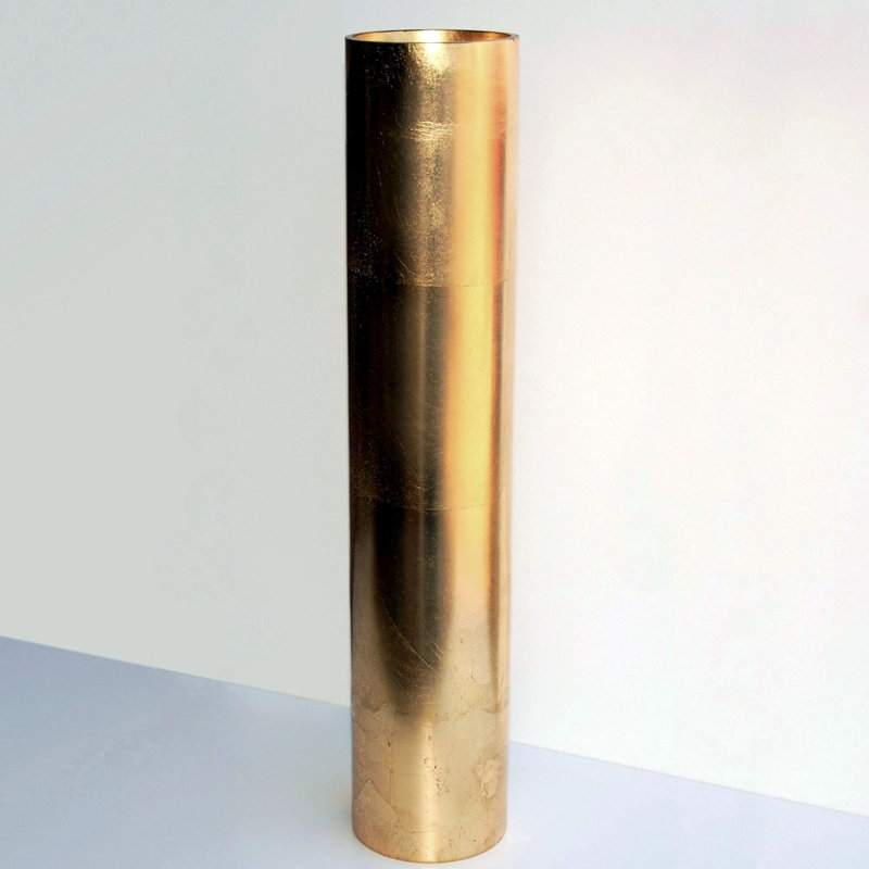 Fariha Handmade Glass Table Vase, Gold