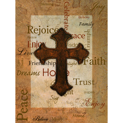 Cross Word Coll - Wrapped Canvas Print