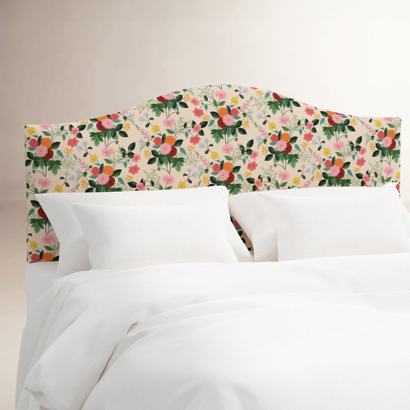 Mayfair Headboard In Climbing Vines Green, Full/Double, Green