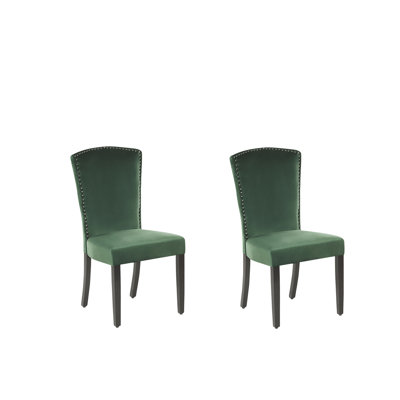Thomason 49cm H Velvet Upholstered Side Chair