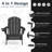 4-in-1 Multifunctional Folding Adirondack Rocking Chair with Retractable Ottoman(Set Of 2)-426933529