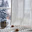 Grommet Linen Semi-Sheer Striped Curtains-57683089-57683085
