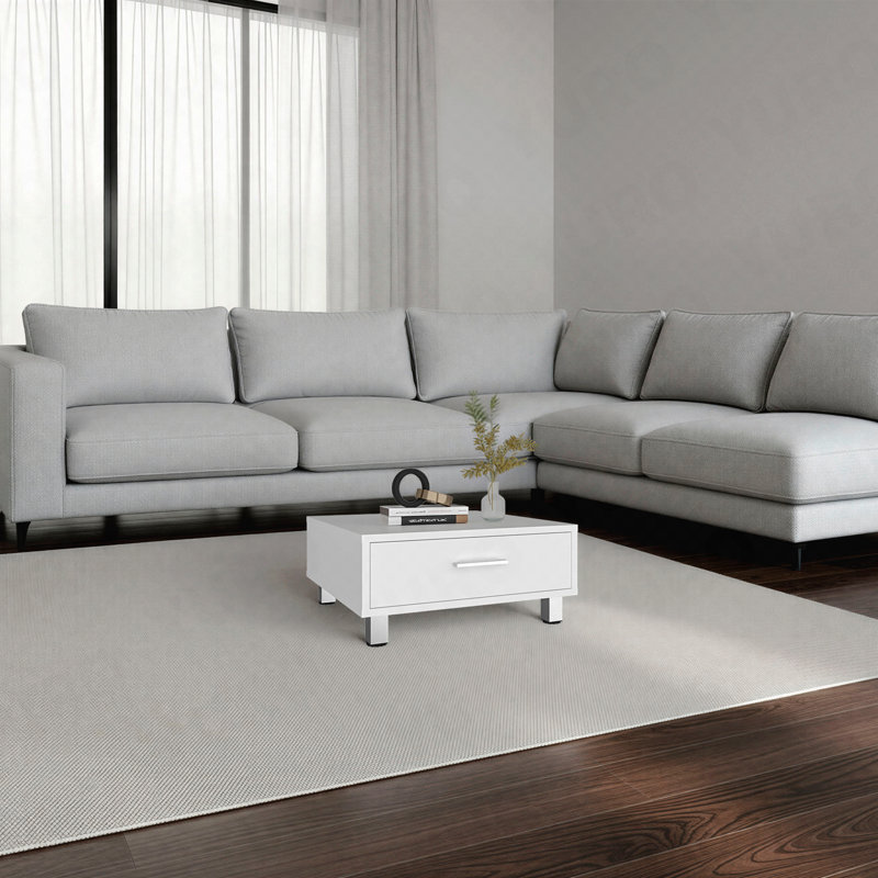 Modern Centre Coffee Table With Single Storage Drawer