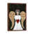 Classic Brown Wood Framed