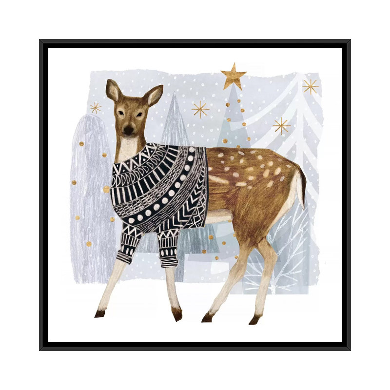 « confortables superficie iii », impression sur toile, H 18 po x l 18 po x P 1,5 po, Toile avec cadre noir
