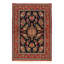 Mettie Oriental Area Rug in Dark Blue