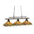 3 - Light Mahogany Bronze Kitchen Island Pendant