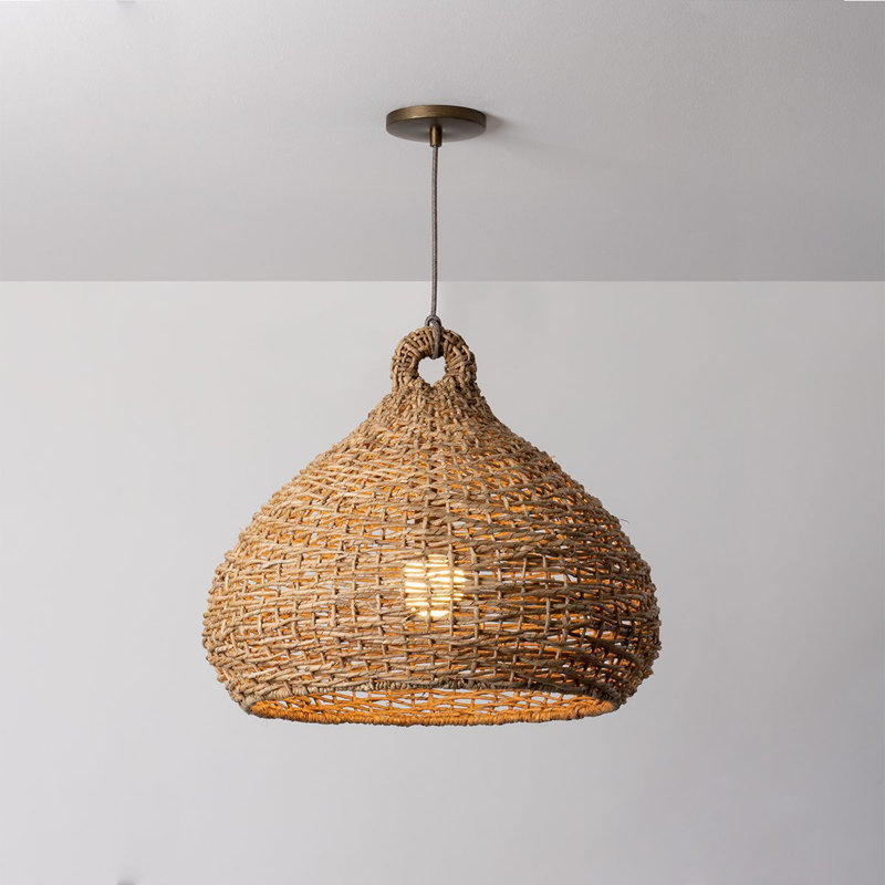 Luminaire suspendu 1 lumière Lechlan, H 19 po x l 23 po x P 23 po
