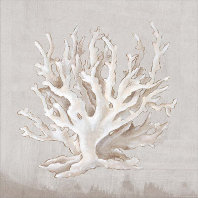 «Neutral Shells IV» par Eva Watts, art mural sur toile