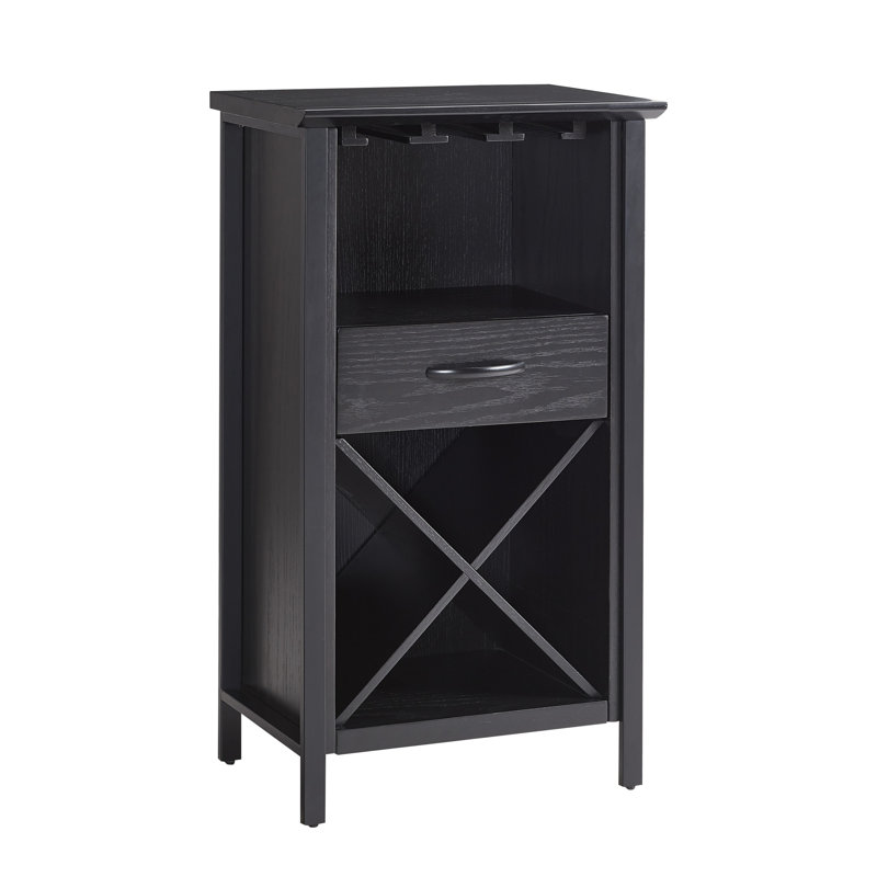 20'' Wine Bar, Black