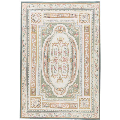 Hand-Knotted High-Quality Red and Gold Area Rug