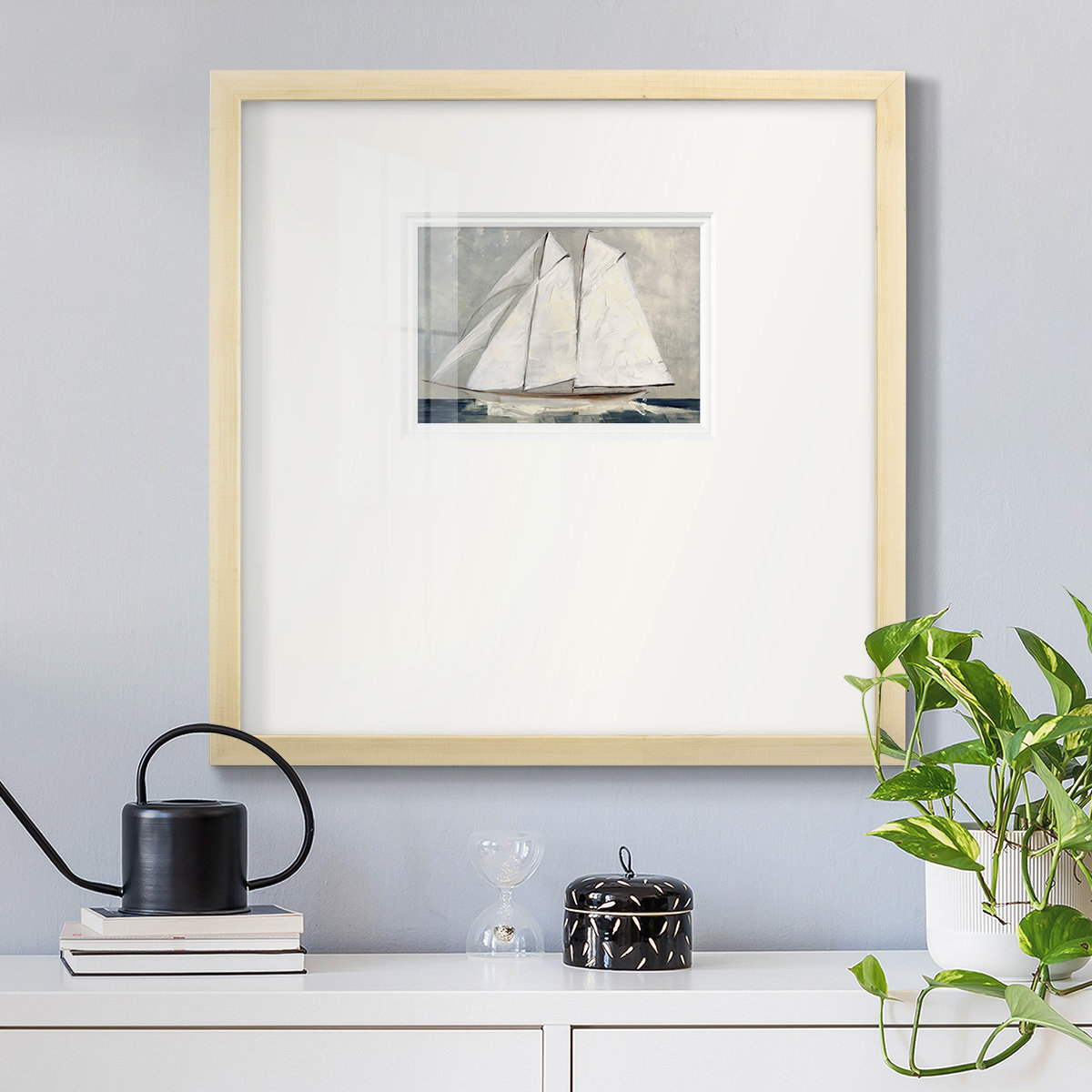 Setting Sail, 20" H x 20" W x 1" D