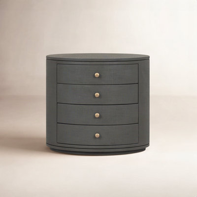 Yazmin Luciana Oval Nightstand-Linen