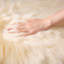 Tapis jaune à poils longs Haja-98175758