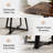 31.5" Industrial Square Dining Table, Small Kitchen Table for 4-1775011773-1748282162