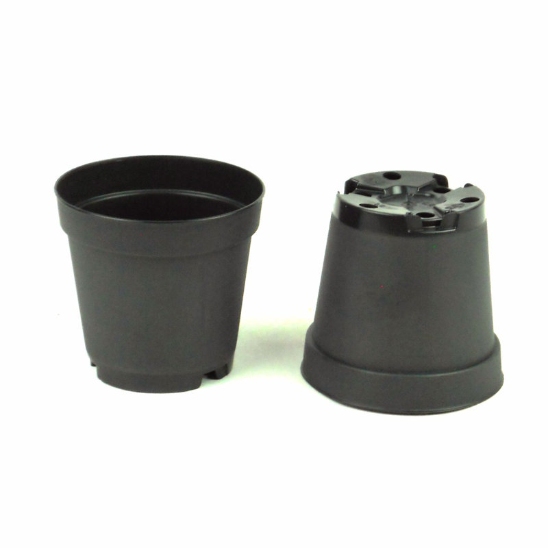 Pot de pouponnière en plastique Araminta, Noir