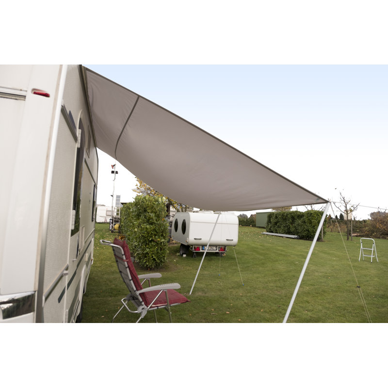 Newfields 2.5m x 2.4m Rectangular Shade Sail, Grey