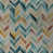 Polyester beige / bleu / jaune