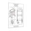 Serviteur de salle de bain avec roues et tablettes Bath & Laundry-1877707593-1877707604-1877707607
