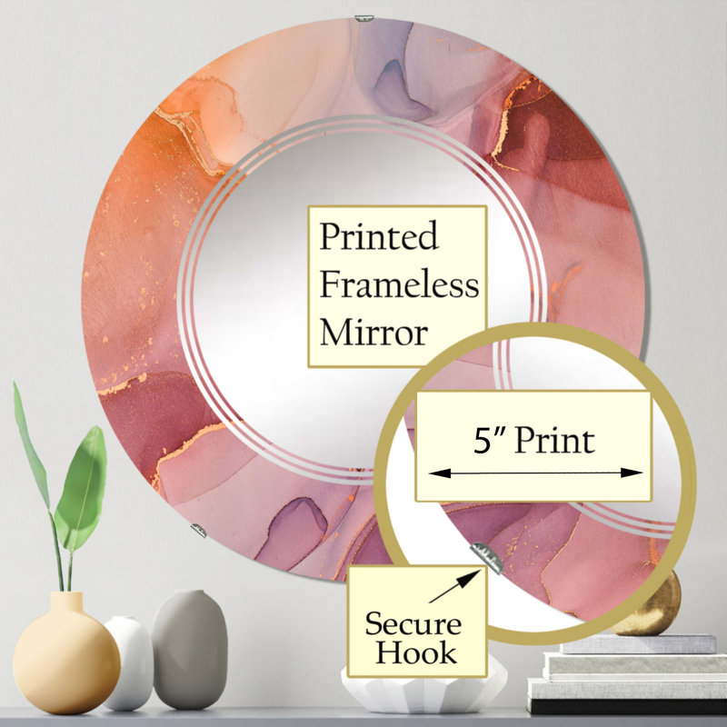Miroir de salle de bain sans cadre, 24 po x 24 po