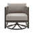 Coussin gris clair / structure noire