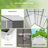 Galvanized Steel Horizontal Storage Shed-93574009-93574008