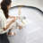 39.25-Inch Rectangular Acrylic Waterfall Coffee Table with Slab Base, 15mm Thick Transparent Top
